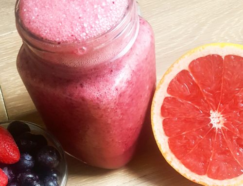 Fat Burning Grapefruit Detox Smoothie Recipe-100% Vegan