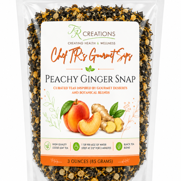 Chef TR’s Gourmet Sips Peachy Ginger Snap