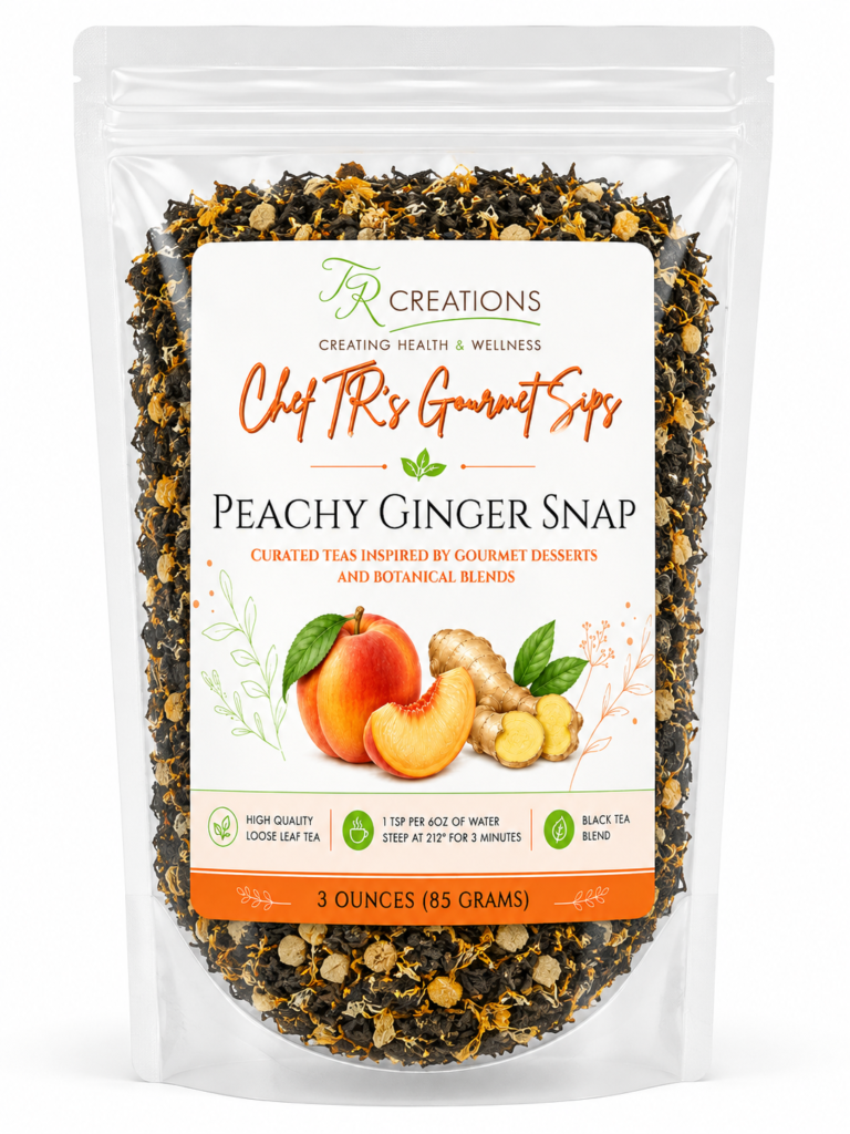 Chef TR’s Gourmet Sips Peachy Ginger Snap